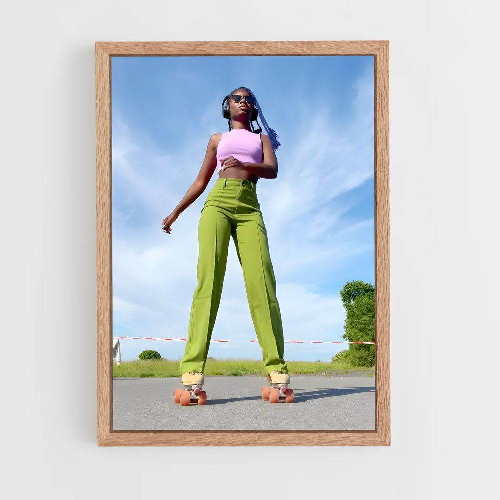 Poster Oumi de janta – affiche Roller (vue 4)